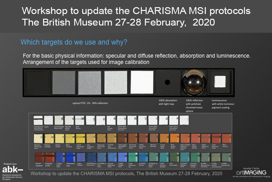 Workshop to update the CHARISMA MSI protocols, British Museum, February 2020