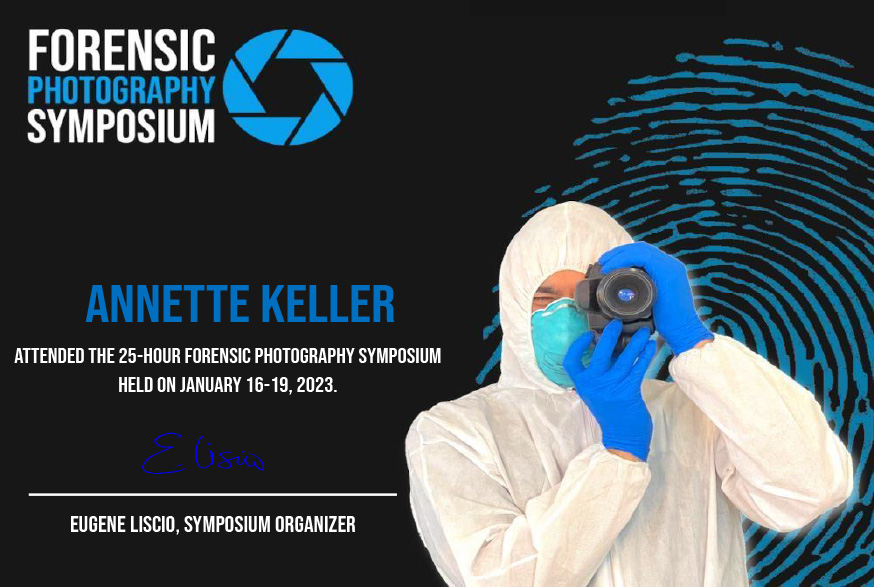 Forensic Photography Symposium - Annette T. Keller