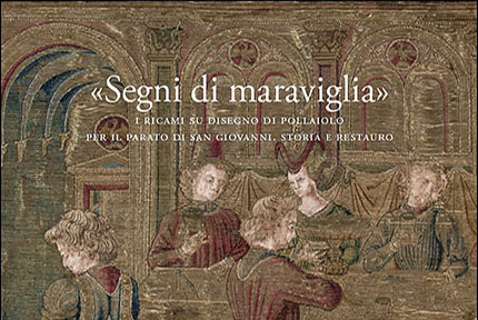 artIMAGING Fachbeitrag im Katalog zu Geschichte und Restaurierung der Textilobjekte nach einem Entwurf von Pollaiolo für den „Parato di San Giovanni“, 2019